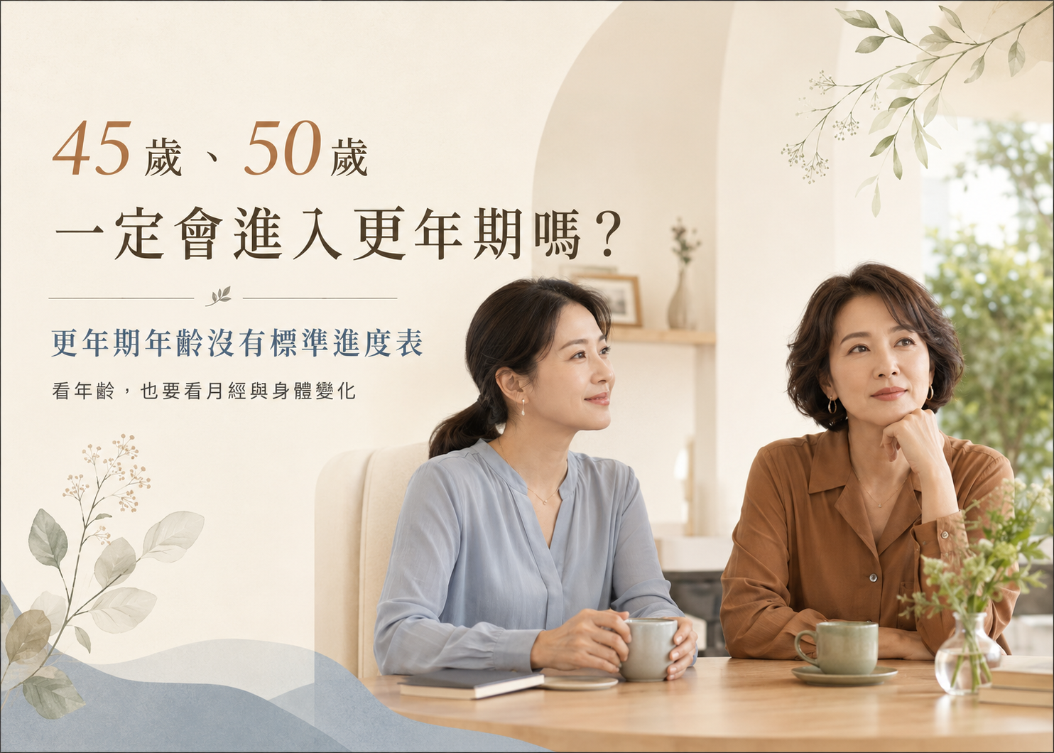更年期年齡解析：45歲、50歲一定會進入更年期嗎？