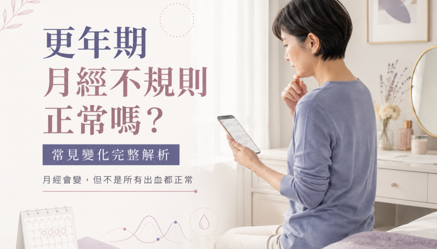 更年期月經不規則正常嗎？常見變化完整解析