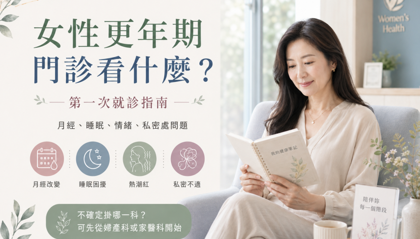 女性更年期門診看什麼？第一次就診完整指南