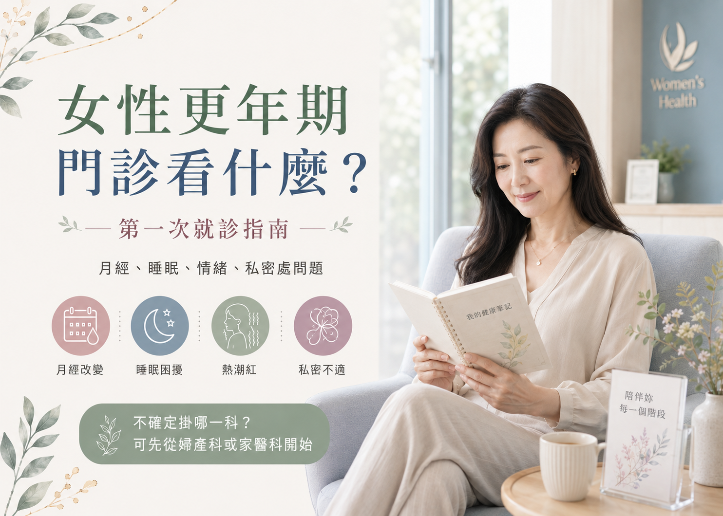 女性更年期門診看什麼？第一次就診完整指南